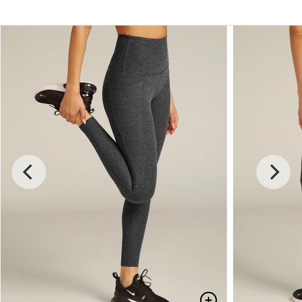 Beyond Yoga Out of Pocket Leggings sz S in Black-Charcoal